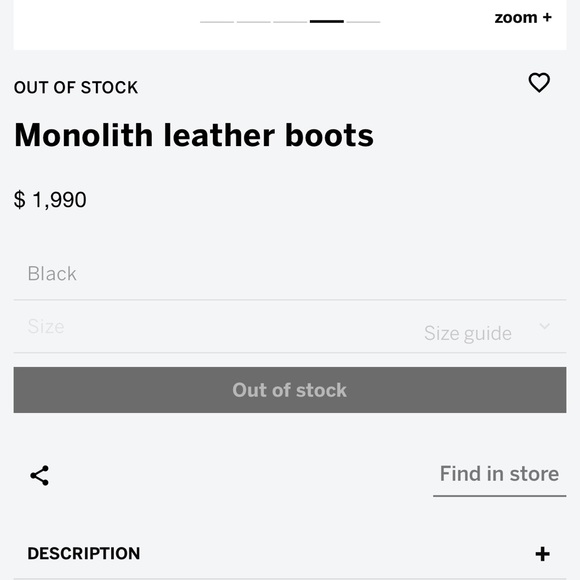 Authentic PRADA Monolith Black Leather Chunky Combat Boots - Picture 12 of 15